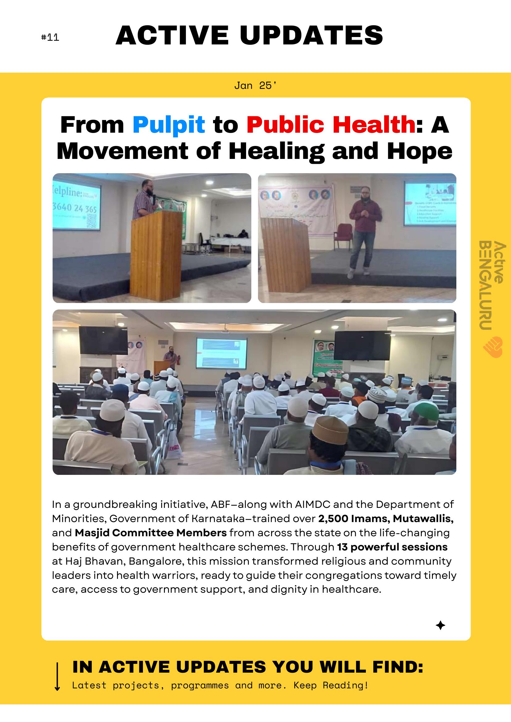 From Pulpit to Public Health