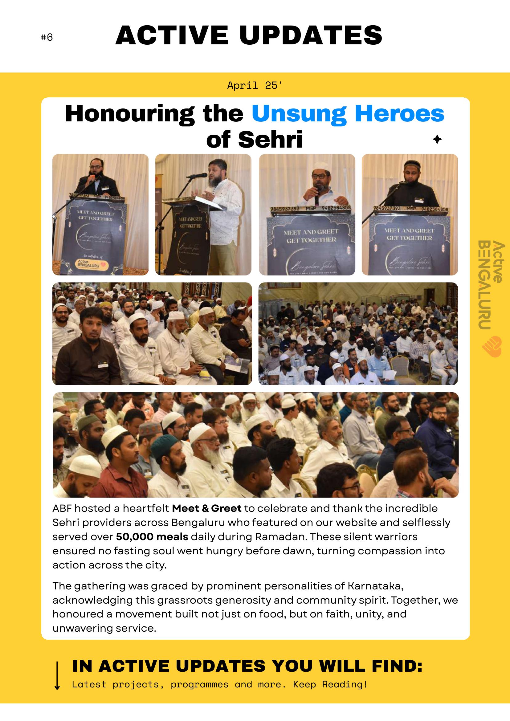 Honouring the Unsung Heroes of Sehri