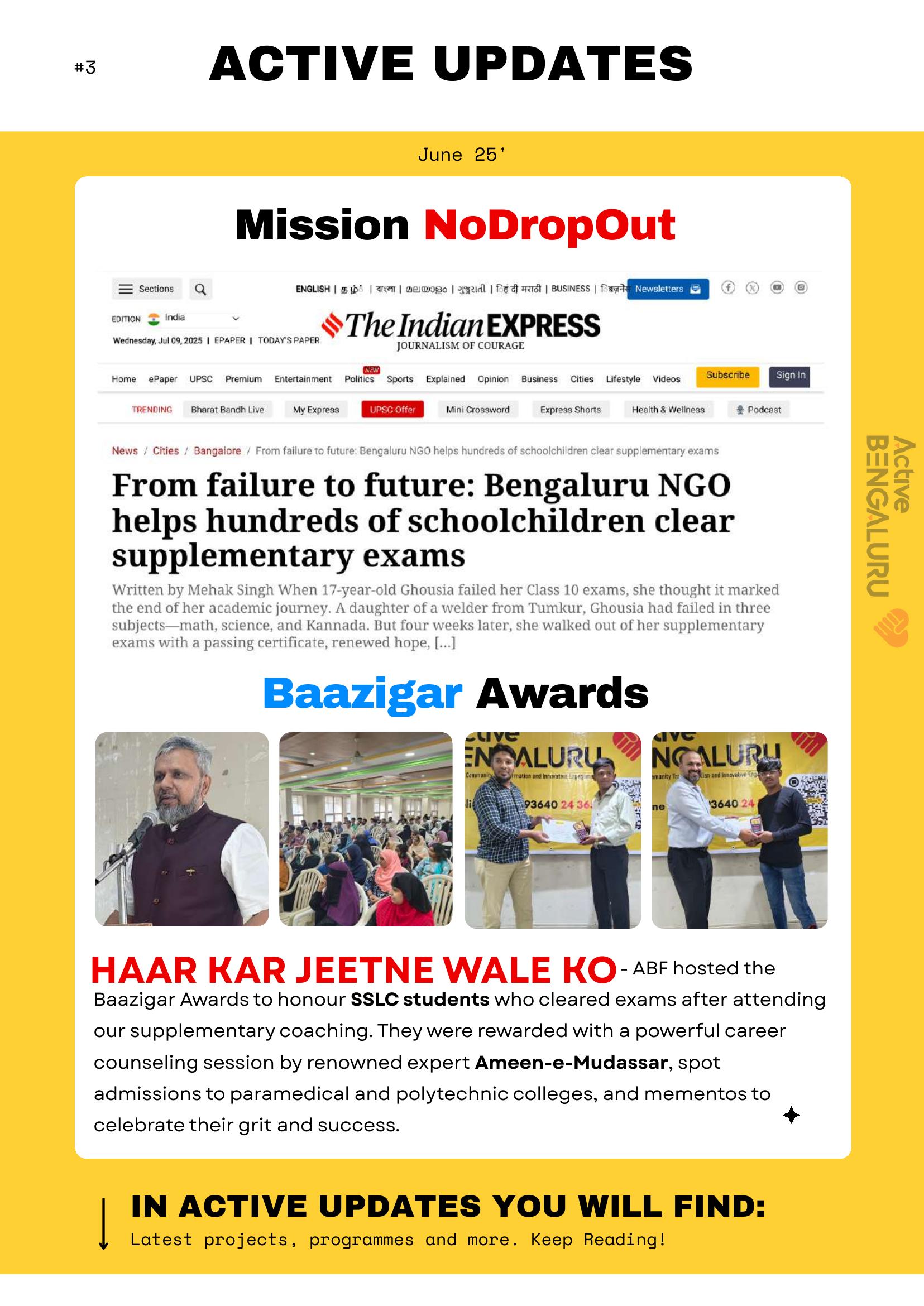 Mission NoDropOut